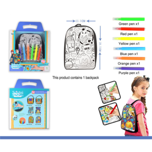 Rucsac de colorat DIY – Painted Fashion