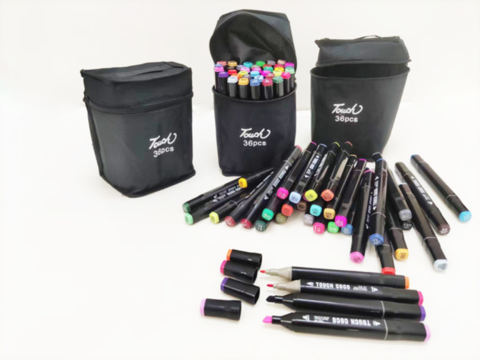 Set 36 Markere pentru Colorat cu 2 Capete