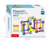 Конструктор Magnetic Sticks 3D Большие Детали 56 дет