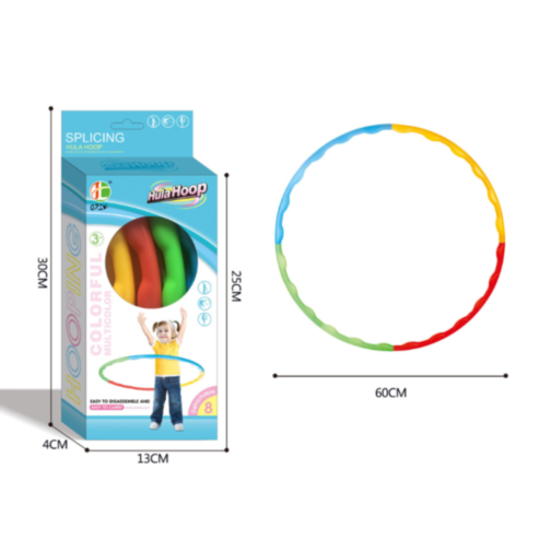 Hula Hoop Colorat - Ușor de Asamblat și Transportat, Diametru 60cm