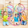CERC HULA HOOP MULTICOLOR pentru copii cu segmente