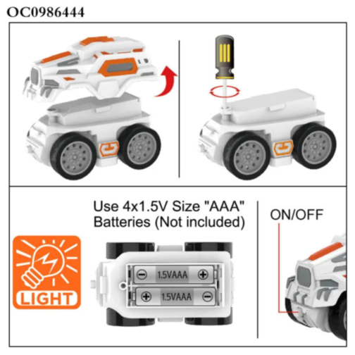 Traseu Magnetic cu Mașinuță Luminoasă - Set Interactiv cu 27 de Piese