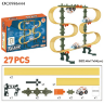 Traseu Magnetic cu Mașinuță Luminoasă - Set Interactiv cu 27 de Piese