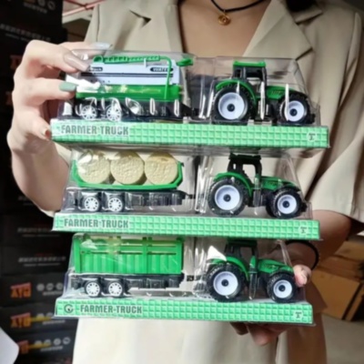 Tractor cu Remorcă Detașabilă cu Inerție pentru Copii | image