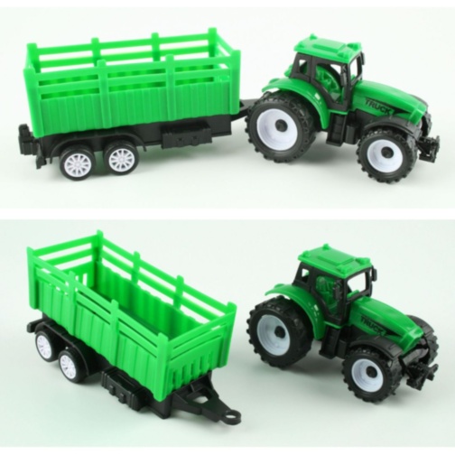 Tractor cu Remorcă Detașabilă cu Inerție pentru Copii