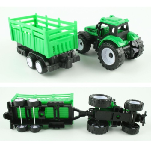 Tractor cu Remorcă Detașabilă cu Inerție pentru Copii
