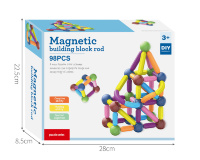 Constructor Magnetic Sticks 98 Piese Mari