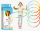 Hula Hoop Colorat - 8 Piese, Diametru 79 cm | image