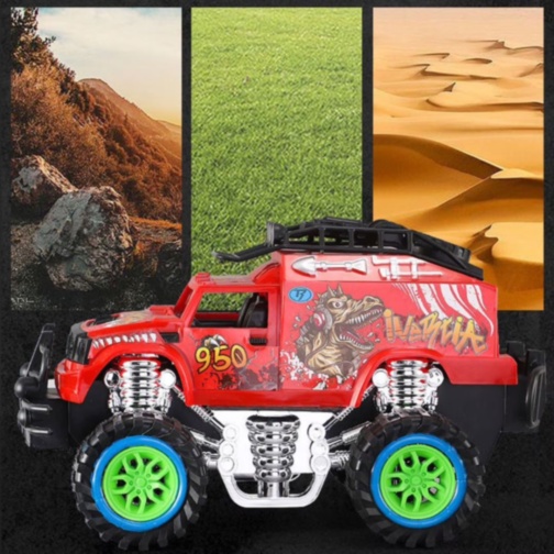 Mașină Monster Truck cu Suspensii și Inerție pentru Copii (culoare aleatorie)