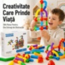 Set Construcție Montessori cu Tuburi Flexibile și Conectori