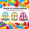 Set Construcție Montessori cu Tuburi Flexibile și Conectori