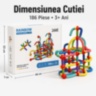 Set Construcție Montessori cu Tuburi Flexibile și Conectori