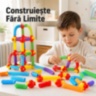 Set Construcție Montessori cu Tuburi Flexibile și Conectori