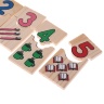 Puzzle de Asociere de Lemn, cu Cifre de la 1 la 10