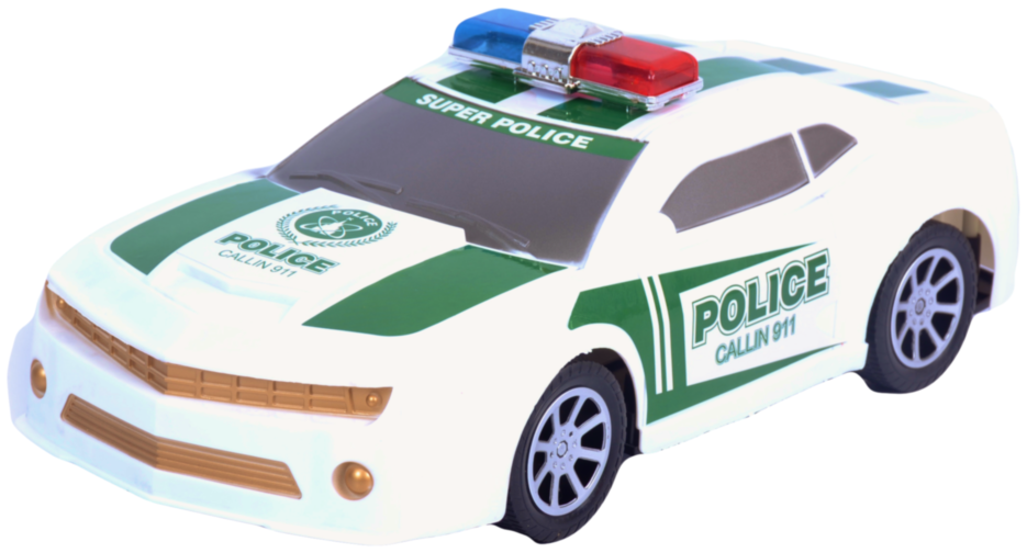 Mașina de Poliție cu Fricțiune, 36cm 