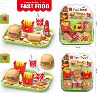 Set Menu McDonalds cu Hamburger, Hot-Dog, Cartof Pai și Cola