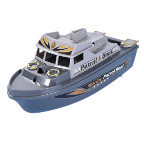 Barcă de Patrulă Marină cu Lumini și Sunete