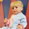 Păpușă Reborn cu Trening Roz-Albastru – 55 cm