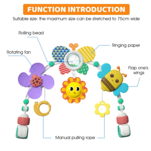 Bară interactivă multifuncțională pentru bebeluși. 