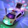Mașinuță de Poliție cu Lumini, Sunete și Transformare Robot  