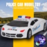Mașinuță de Poliție cu Lumini, Sunete și Transformare Robot  