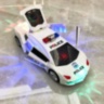 Mașinuță de Poliție cu Lumini, Sunete și Transformare Robot  