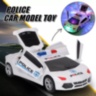 Mașinuță de Poliție cu Lumini, Sunete și Transformare Robot  
