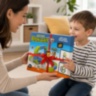 Set magnetic de construcție cu trenuleț electric reîncărcabil