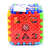 Cub Puzzle Educativ cu 38 Figuri de Stivuit 