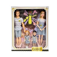 Familia Barbie cu 2 Copilași