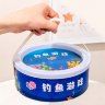 Set de pescuit magnetic din lemn cu vietăți marine