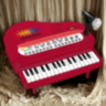 Pian Electronic Grand Piano cu Microfon și Funcții Muzicale (culoare aleatorie)