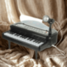Pian Electronic Grand Piano cu Microfon și Funcții Muzicale (culoare aleatorie)