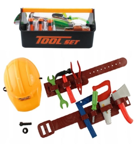 Set Unelte de Construcție cu Cască