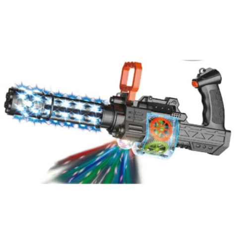 Mitralieră de Jucărie cu Lumină și Sunet – Distracție Strălucitoare pentru Copii