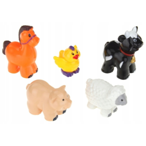 Tractor Interactiv cu Animale și Lumini - Jucărie Educativă pentru Copii