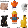 Tractor Interactiv cu Animale și Lumini - Jucărie Educativă pentru Copii