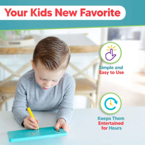 Tableta Magnetică cu Bile de Desen pentru Copii (culoare aleatorie) 