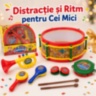 Set Instrumente Muzicale pentru Copii cu Tobă și Trompetă