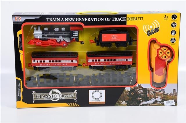 Tren Teleghidat cu Sunete și Efecte Luminoase