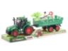Tractor cu Remorcă cu Fermieri, 32cm 