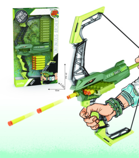 Arbaleta cu 12 Săgeți cu Ventuză