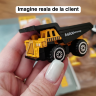 Set de Construcție cu Macara și Vehicule pentru Șantier, 13 Piese