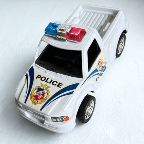 Mașină Poliție Pick-Up cu Fricțiune pentru Copii Mașină Poliție Pick-Up cu Fricțiune pentru Copii