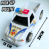 Mașină Poliție Pick-Up cu Fricțiune pentru Copii