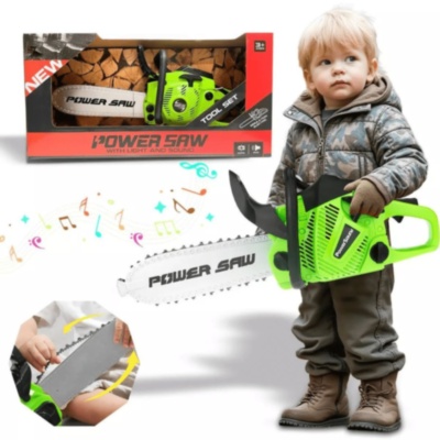 Drujbă Jucărie Power Saw cu Lumini și Sunete  | image