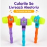 Ciocan Distractiv pentru Copii cu Sunete și Tub Elastic (culoare aleatorie)