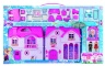 Mega Căsuță Pliabilă de Păpuși cu Figurine și Mobilă