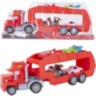 Camion cu Trailer și 4 Mașinuțe "Cars", 35cm