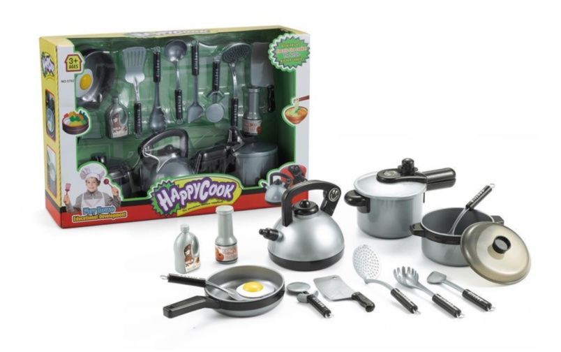 Set Vase de Gătit și Ustensile de Bucătărie, 14 piese